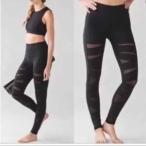 Lululemon  High Rise  Leggings Women's 8 Black Skinny Pant